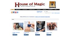 Desktop Screenshot of houseofmagic.com